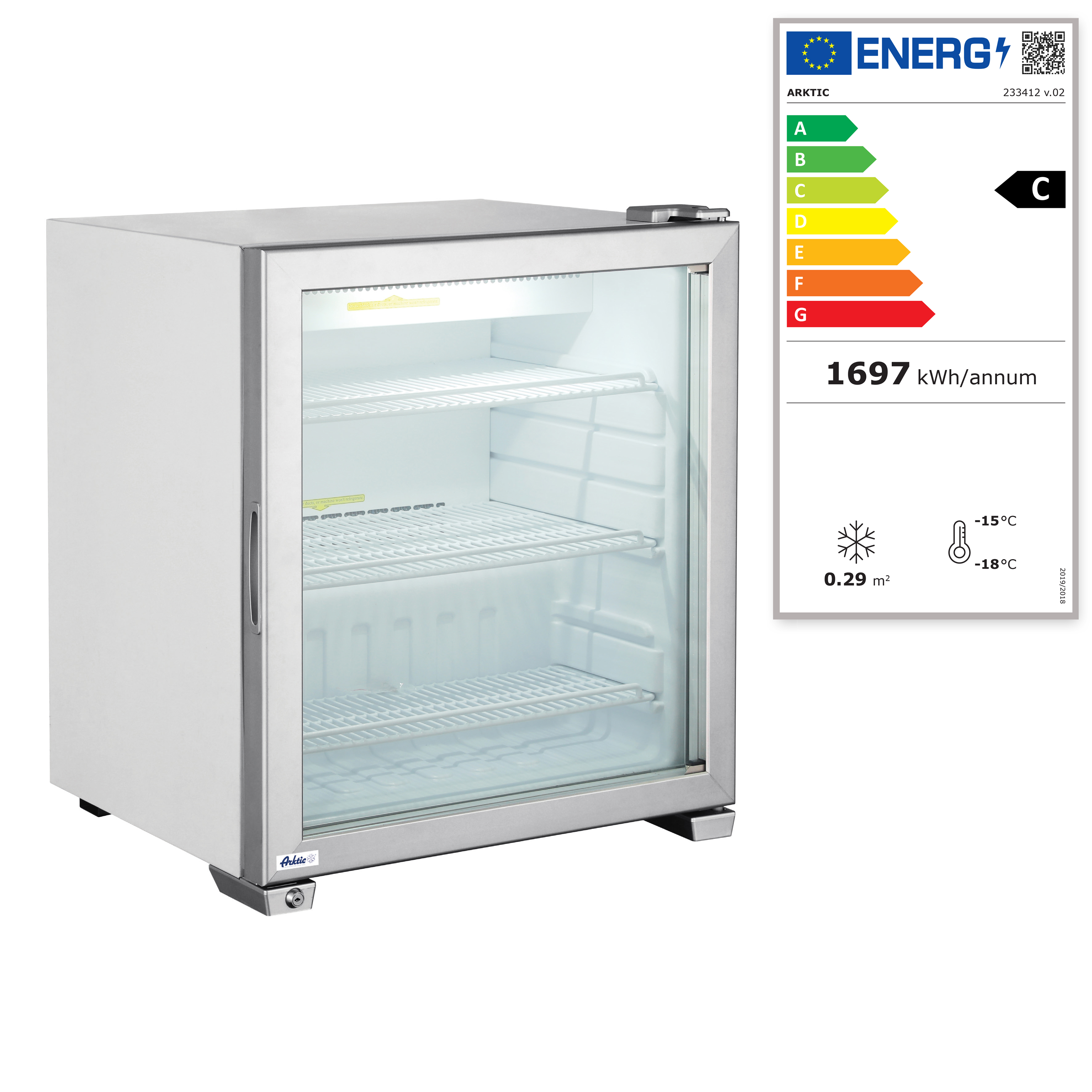 Congelador pequeño compatible GN1/1 especial hostelería