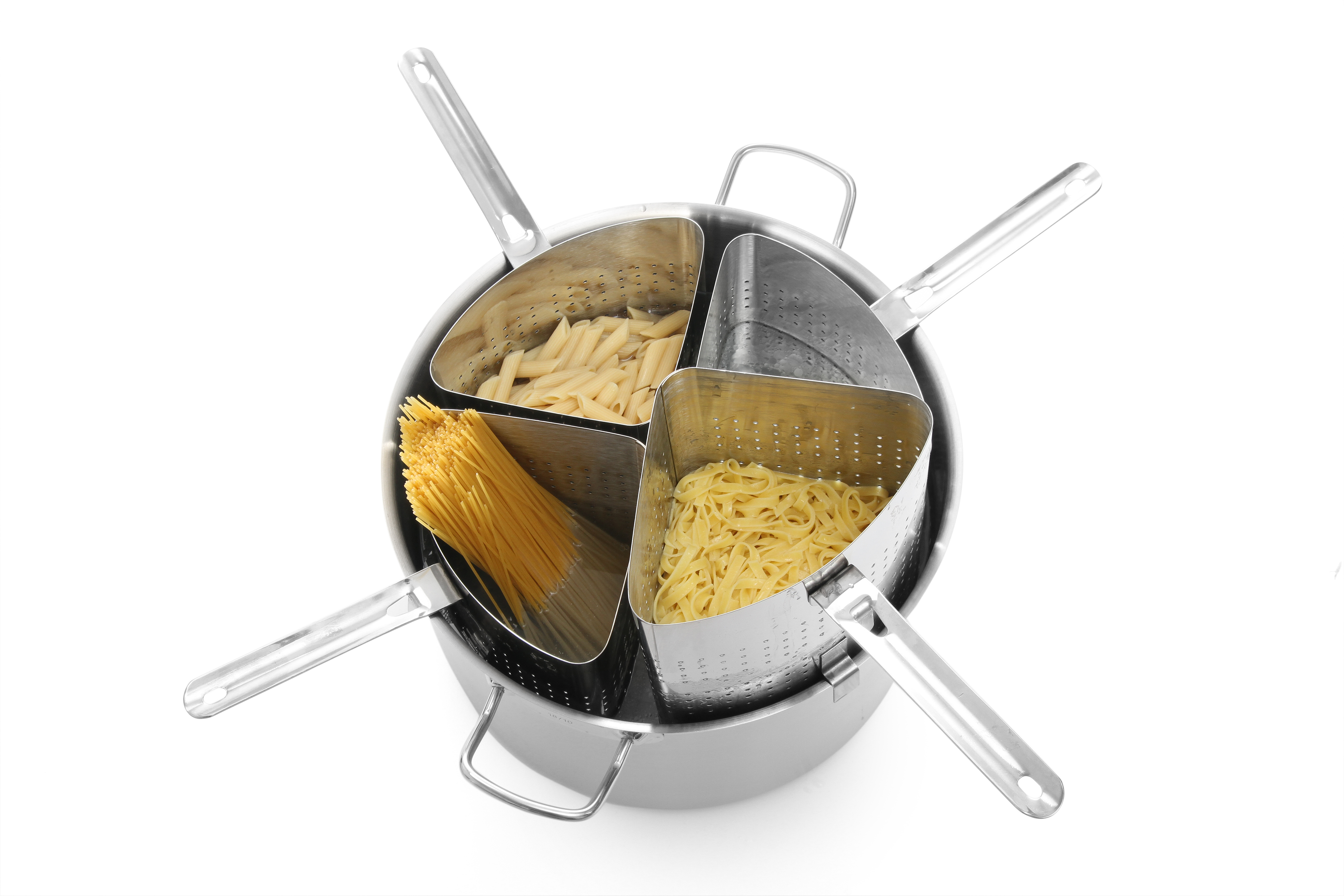 Colador de de acero inoxidable, cesta para hervir Pasta, utensilio