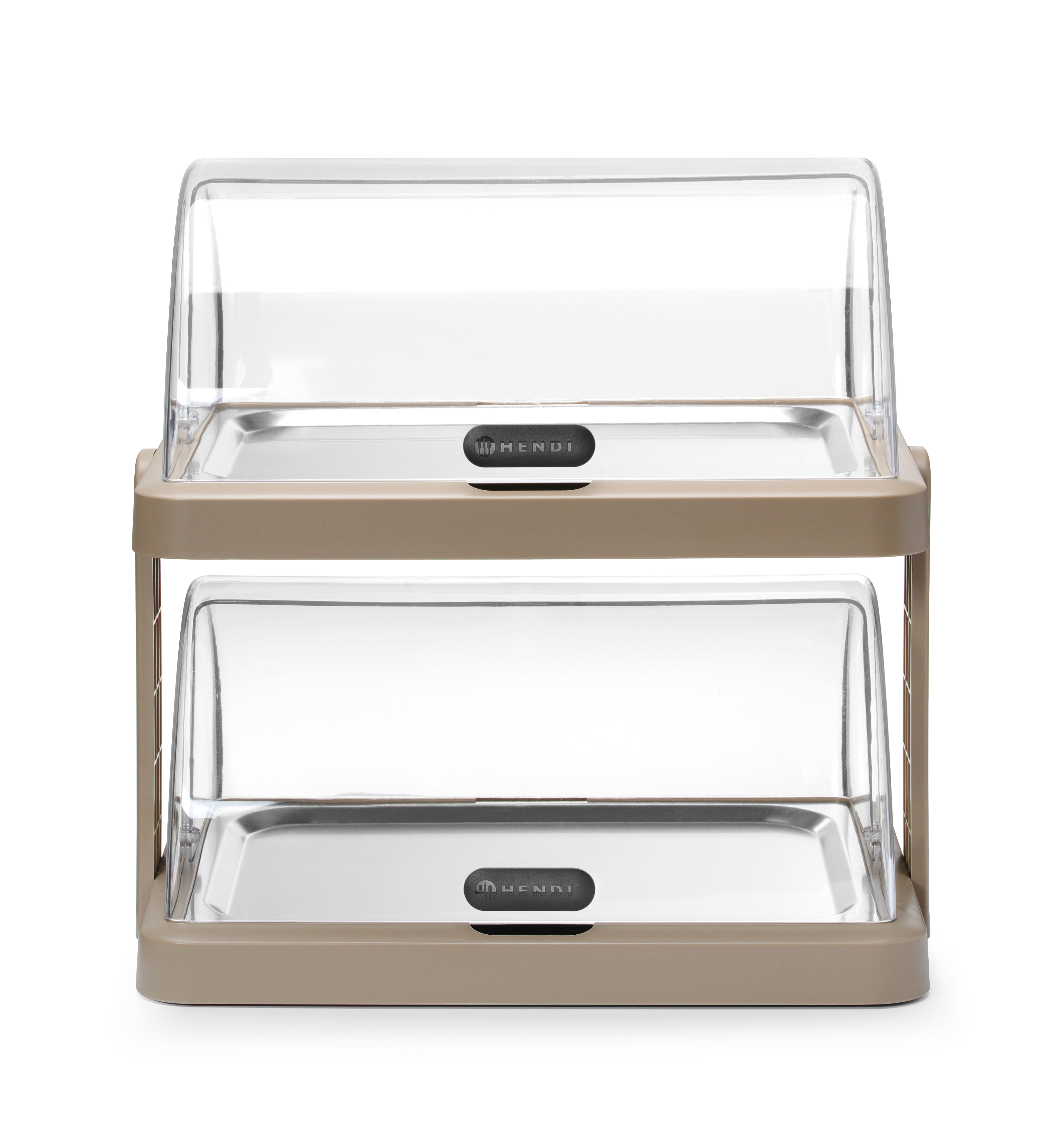 Roll Food Display HENDI Display Case HENDI Transparent Roll Top Display Case ...