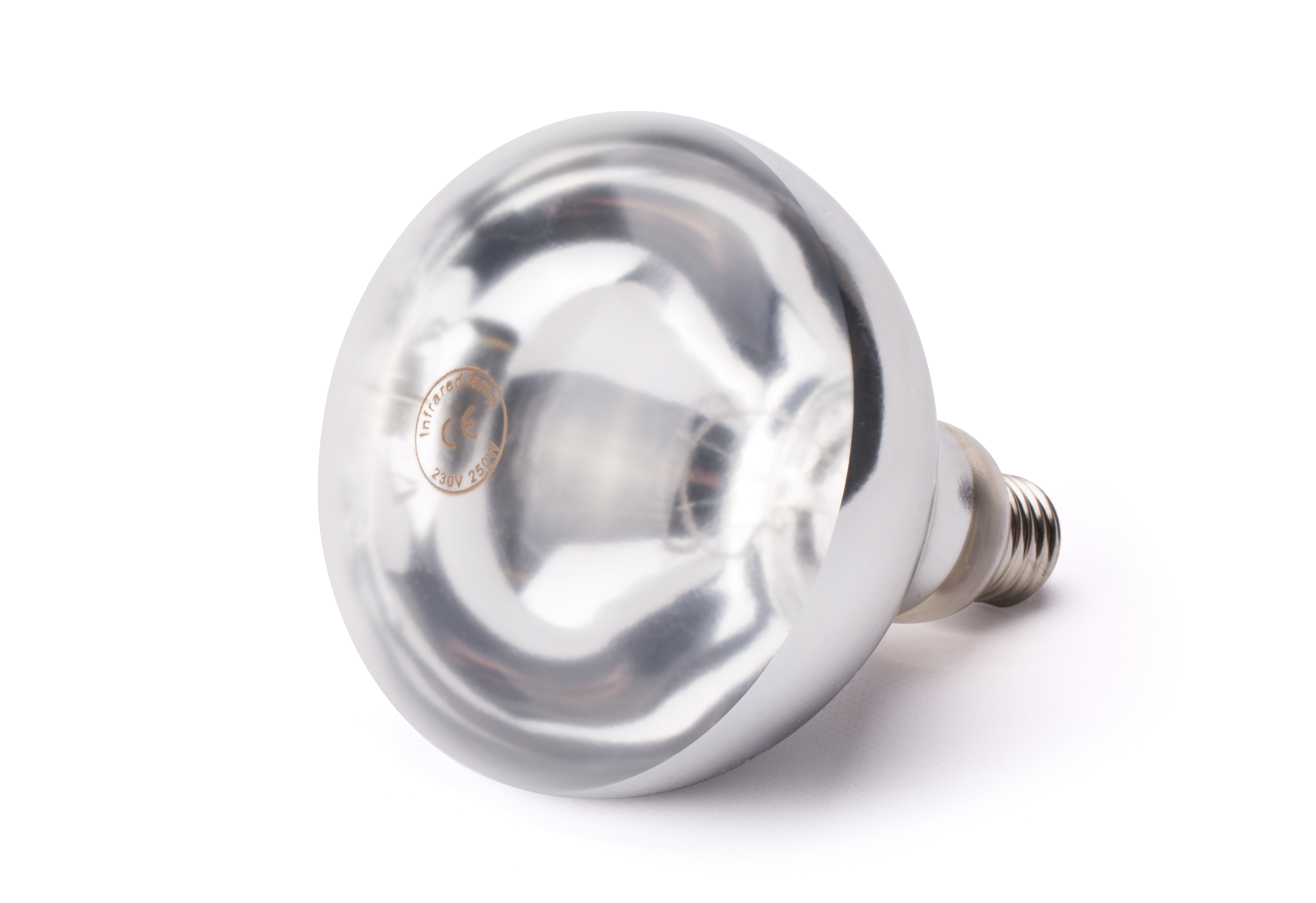 Ampoule infrarouge blanche 250 watts pour lampe chauffante culot E27