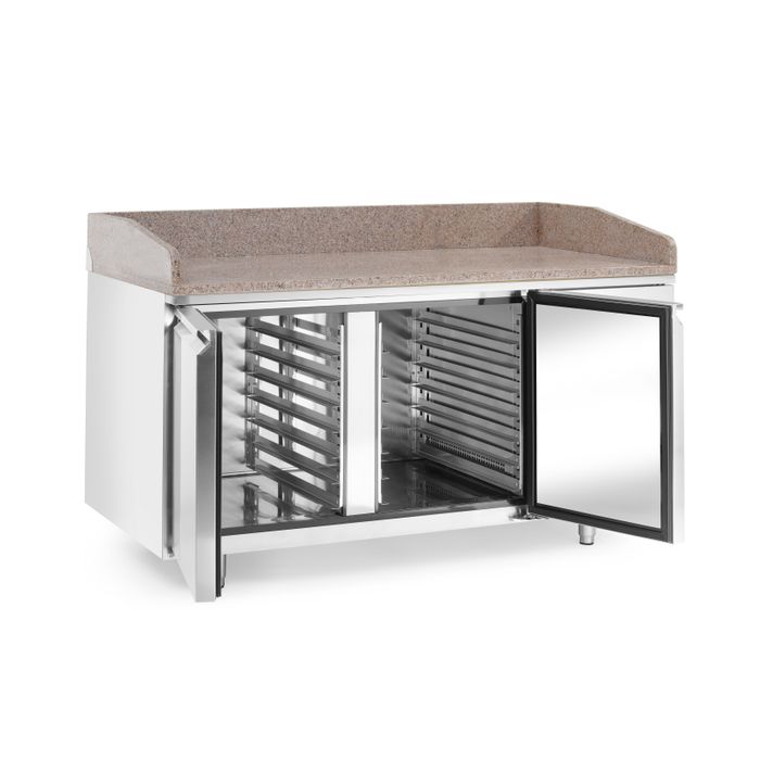 Pizza cooling table with granite worktop, 2 doors - HENDI Tools for Chefs
