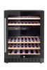 Wine cooler, 2-zone, 46 bottles, Arktic, Black, 570x595x(H)820mm 1