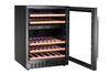 Wine cooler, 2-zone, 46 bottles, Arktic, Black, 570x595x(H)820mm 3