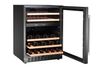 Wine cooler, 2-zone, 46 bottles, Arktic, Black, 570x595x(H)820mm 4