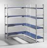 Aluminium storage rack for GN containers, HENDI, 1120x355x(H)1685mm 3
