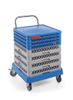 Trolley for dishwasher racks with handle, HENDI, 575x545x(H)920mm 1