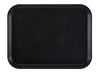 Polypropylene fast food tray, medium., Cambro, black, Black, 300x410x(H)19mm 1