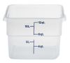 Transparentní polypropylenová nádoba na potraviny CamSquare, Cambro, Camsquare, 11,4 l, 11,4L, Průhledná, 256x310x(H)210mm 1