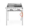 Green Fire with 2 burners, HENDI, Profi Line, Enamelled cast iron Gastronorm 1/1 griddle and grid, 11,6kW, 740x615x(H)825mm 2