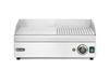 Płyta grillowa w połowie żebrowana, HENDI, Kitchen Line, 1/2 gładka, 1/2 ryflowana, 230V/2400W, 527x404x(H)233mm