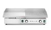 Płyta grillowa w połowie żebrowana, HENDI, Budget Line, 1/2 gładka, 1/2 ryflowana, 400V/4400W, 720x460x(H)241mm