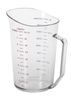 Camwear measuring cup with a handle., Cambro, 2 L, 2L, Transparent, 189x143x(H)213mm 1