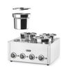 Melegentartó, HENDI, 16L, 220-240V/800W, 506x509x(H)298mm 4
