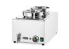 Ranger bain-marie készlet 2×4 literes tartállyal és fedéllel, HENDI, GN (H)150mm, 8L, 230V/1000W, 604x332x(H)315mm 2