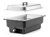 Chafing dish electric Tellano, HENDI, Kitchen Line, GN 1/1, 9L, 220-240V/900W, 575x349x(H)278mm 4