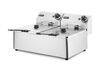 Freidora Kitchen Line - 2x 6L, HENDI, Kitchen Line, 12L, 230V/6600W, 550x430x(H)305mm 2