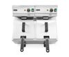 Frytownica manualna z kranem spustowym, 2 × 8 l, HENDI, Profi Line, 16L, 230V/7000W, 610x515x(H)369mm 4