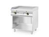 Gasgrillplatte, glatt, mit auf 3 Seiten geschlossenem Unterschrank, HENDI, Kitchen Line, 10kW, 800x700x(H)900mm 2