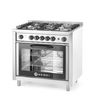 Gas cooker - 5 burners with electric oven, HENDI, Kitchen Line, Silver, 230V/2900W, 14,3kW, 900x653x(H)900mm 2