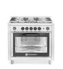 Gas cooker - 5 burners with electric oven, HENDI, Kitchen Line, Silver, 230V/2900W, 14,3kW, 900x653x(H)900mm 1