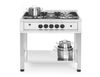 Gas cooker - 5 burners, open frame, HENDI, Kitchen Line, 14,3kW, 900x640x(H)910mm 3