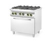 Gas cooker 4-burner with convection oven GN 1/1, HENDI, Kitchen Line, 230V/3000W, 19kW, 800x722x(H)900mm 2