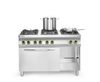 Gas cooker Kitchen Line 6-burner with convection oven GN 1/1, HENDI, Kitchen Line, 230V/3000W, 28,5kW, 1200x722x(H)900mm 4