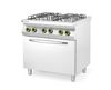 4-burner gas cooker with GN 1/1 electric convection oven, HENDI, Smart, GN 1/1, 230V/3000W, 17000kW, 800x700x(H)900mm 2