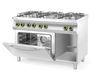 6-burner gas cooker with GN 1/1 electric convection oven, HENDI, Smart, GN 1/1, 230V/3000W, 25500kW, 1200x700x(H)900mm 4
