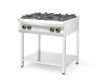 Kuchnia gazowa 4-palnikowa na podstawie otwartej, HENDI, Kitchen Line, 19kW, 800x700x(H)900mm 2
