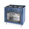 Gas cooker - 5 burners with electric oven, HENDI, Kitchen Line, GN 1/1, Blue, 230V/2900W, 14,3kW, 900x655x(H)850mm 2