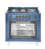 Gas cooker - 5 burners with electric oven, HENDI, Kitchen Line, GN 1/1, Blue, 230V/2900W, 14,3kW, 900x655x(H)850mm 1