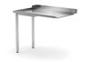 Unloading table for dishwashers, HENDI, left side, 1000x700x(H)850mm 1