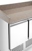 3 durų šaldymo stalas picai su antstatu ir stalviršiu iš granito, Arktic, 254L, 230V/400W, 1400x700x(H)1491mm 4