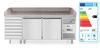 2-Door pizza cooling table with 7 drawers, with granite worktop, Arktic, 250L, 230V/250W, 2020x802x(H)1000mm 2