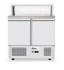 Two door pizza counter 300L, Arktic, 230V/310W, 900x700x(H)1110mm 1