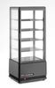 Atdzesēts displeja skapis, 98 l, Arktic, Melns, 230V/210W, 444x397x(H)1100mm 2