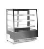 Refrigerated display cabinets with 3 slanted shelves, Arktic, 650L, Black, 230V/490W, 1200x833x(H)1460mm 2
