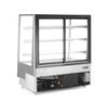 Refrigerated display cabinets with 3 slanted shelves, Arktic, 650L, Black, 230V/490W, 1200x833x(H)1460mm 3