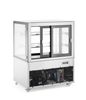 Refrigerated display cabinets with 2 shelves, Arktic, 300L, 230V/480W, 994x677x(H)1230mm 4