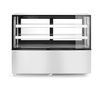 Refrigerated display cabinets with 2 shelves, Arktic, 510L, 230V/490W, 1524x677x(H)1230mm 1