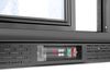 Back bar refrigerator with double sliding doors, Arktic, 158L, Black, 230V/160W, 900x520x(H)865mm 4