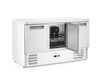 Refrigerated counter with 3 doors, Arktic, 219L, 220-240V/152W, 1365x700x(H)855mm 4