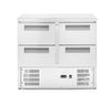 Külmutuslaud 4 sahtliga, Arktic, GN 1/1, 112L, 230V/143W, 900x700x(H)855mm 1