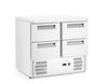 Külmutuslaud 4 sahtliga, Arktic, GN 1/1, 112L, 230V/143W, 900x700x(H)855mm 2