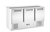3-door refrigerated salad counter with liftable cover, Arktic, 368L, 230V/155W, 1365x700x(H)860mm 2