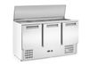 3-door refrigerated salad counter with liftable cover, Arktic, 368L, 230V/155W, 1365x700x(H)860mm 4