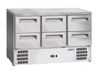 Stół chłodniczy z 6 szufladami, Arktic, GN 1/1, 368L, 220-240V/304W, 1365x700x(H)855mm 1