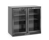 Dvoudveřová chladnička do baru, Arktic, 158L, Černá, 230V/160W, 900x530x(H)870mm 2