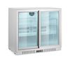 Back bar refrigerator with 2 sliding doors, Arktic, 150L, Silver, 230V/160W, 900x520x(H)840mm 2